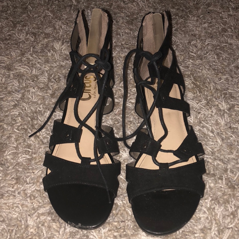 Lace up sandals